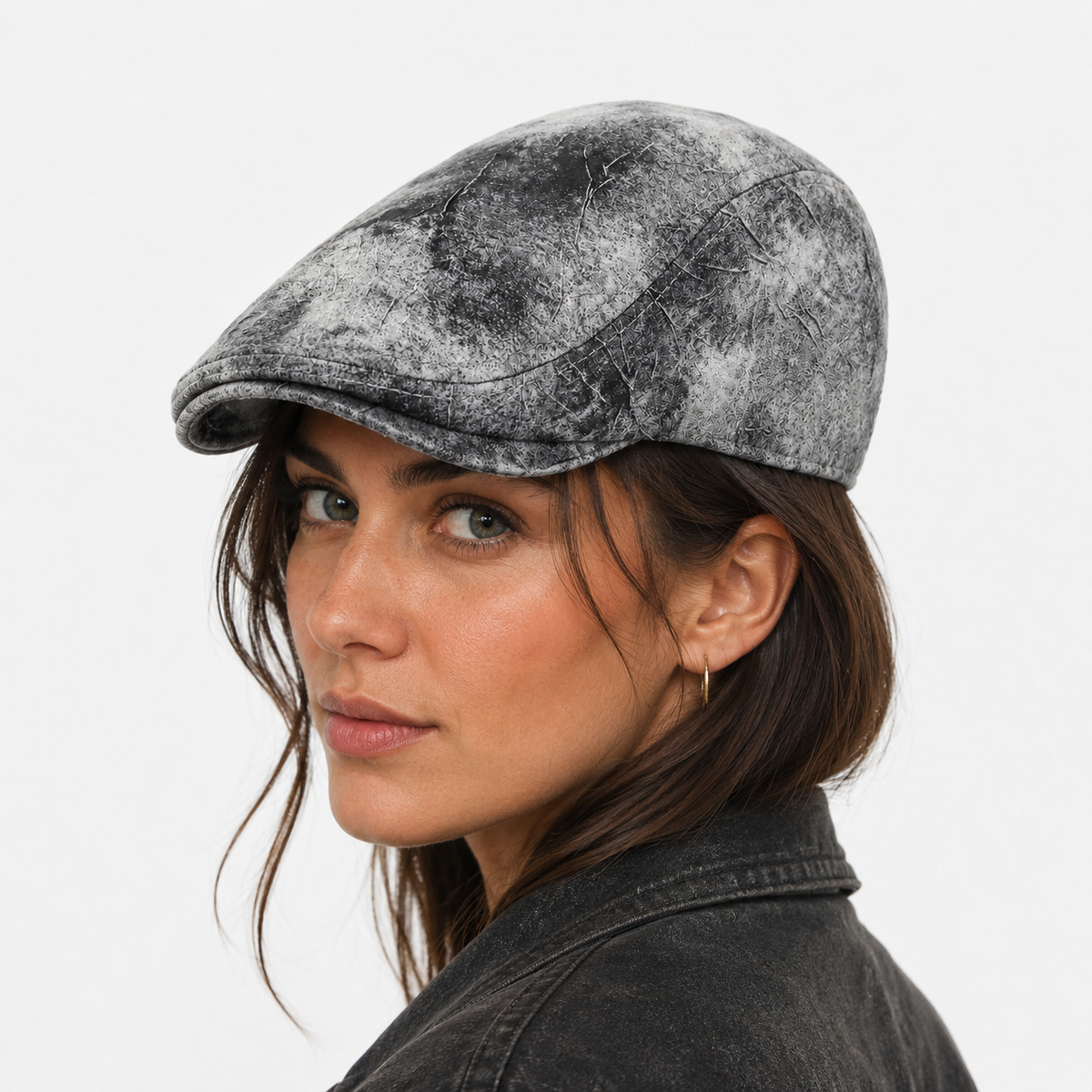 Béret été American Tie-Dye Gris