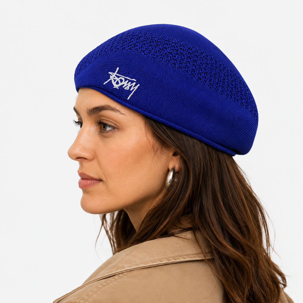 Béret Casquette Bleu Respirant