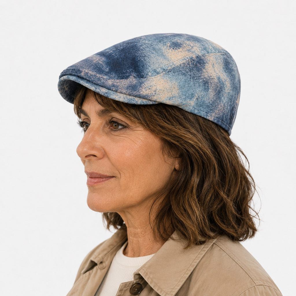 Béret Casquette Tie-Dye En Coton