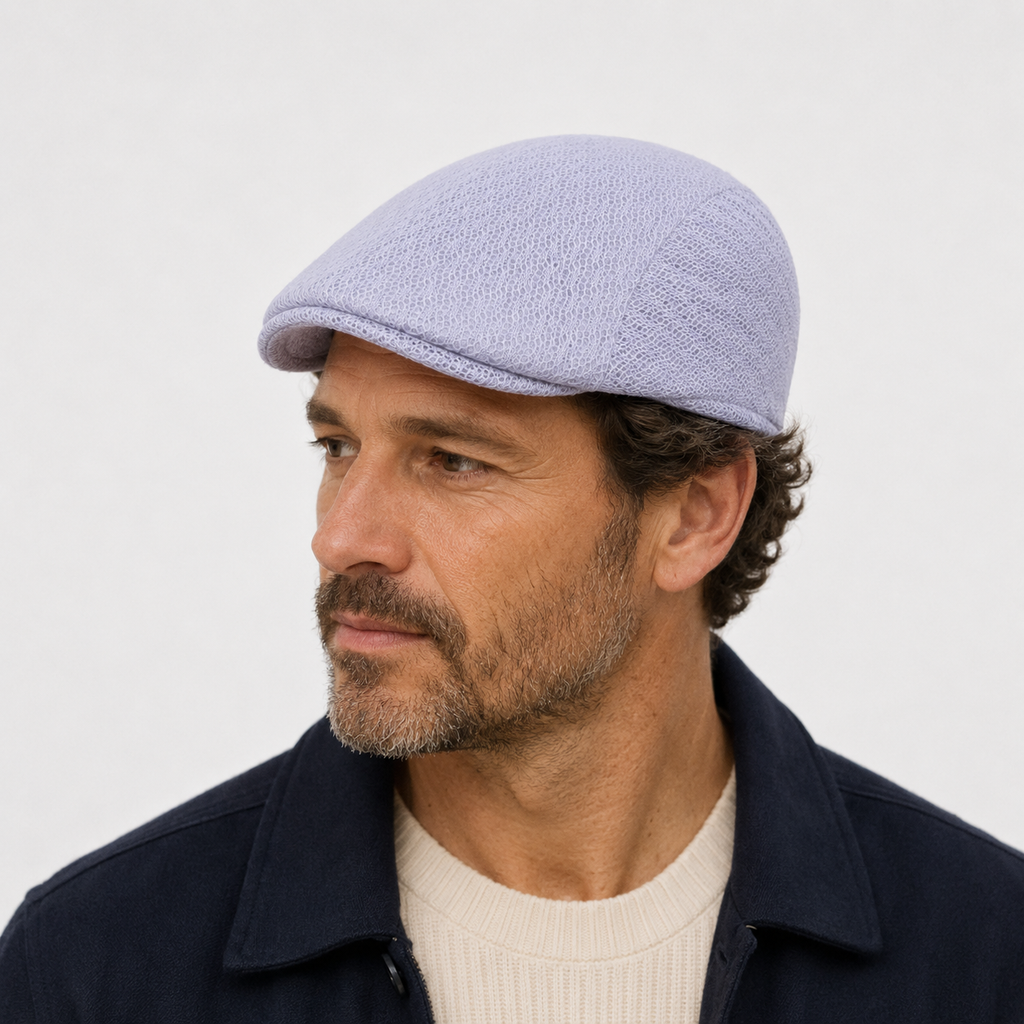 Béret Rouge En Maille Respirante