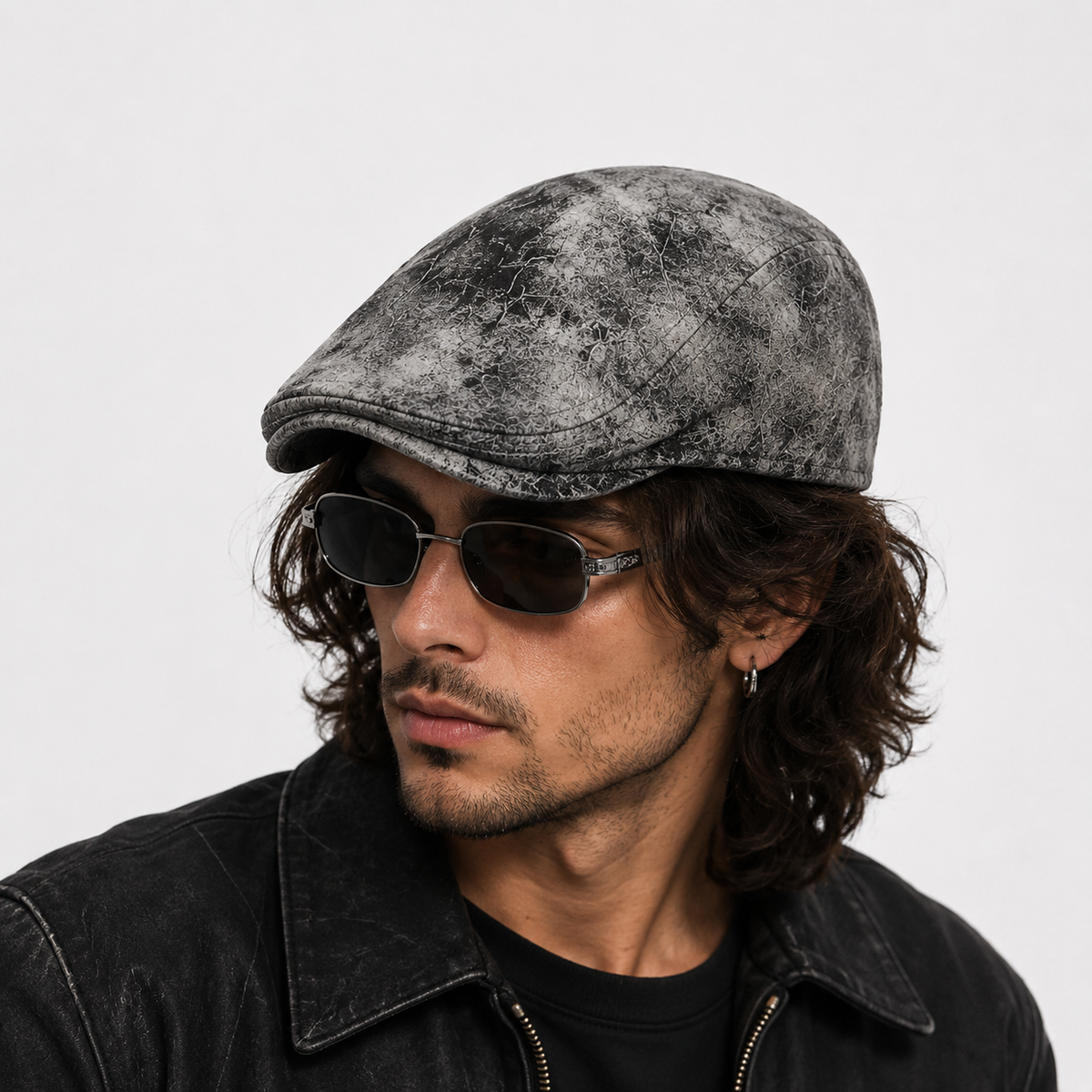 Béret été American Tie-Dye Gris