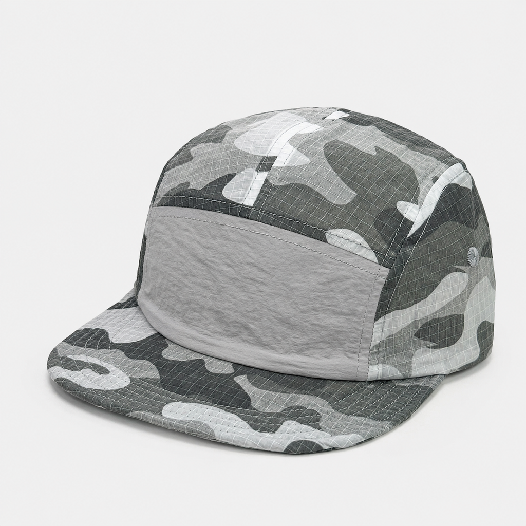 Couvre-Chef Camouflage Gris En Polyester