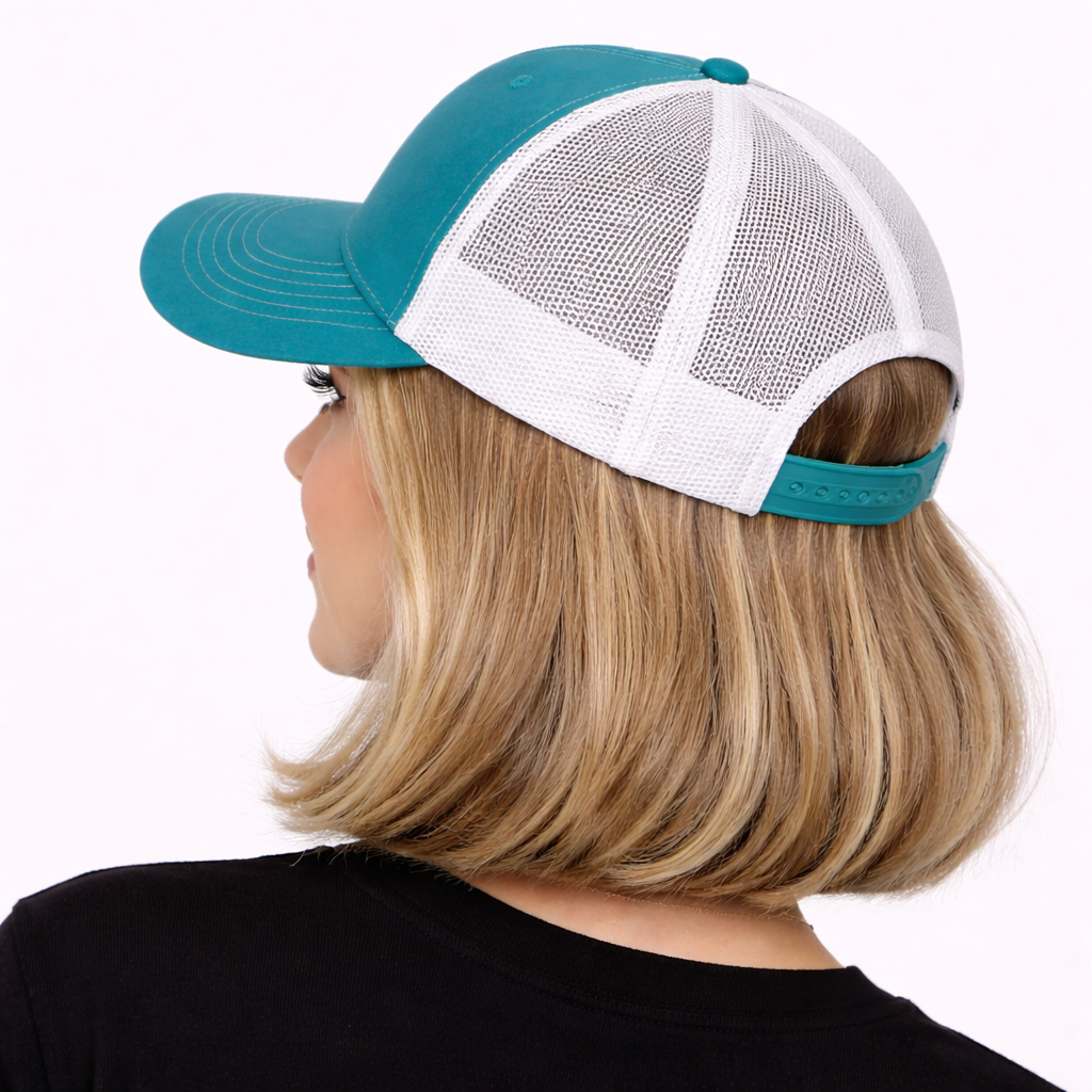 Casquette Cyan & Blanc
