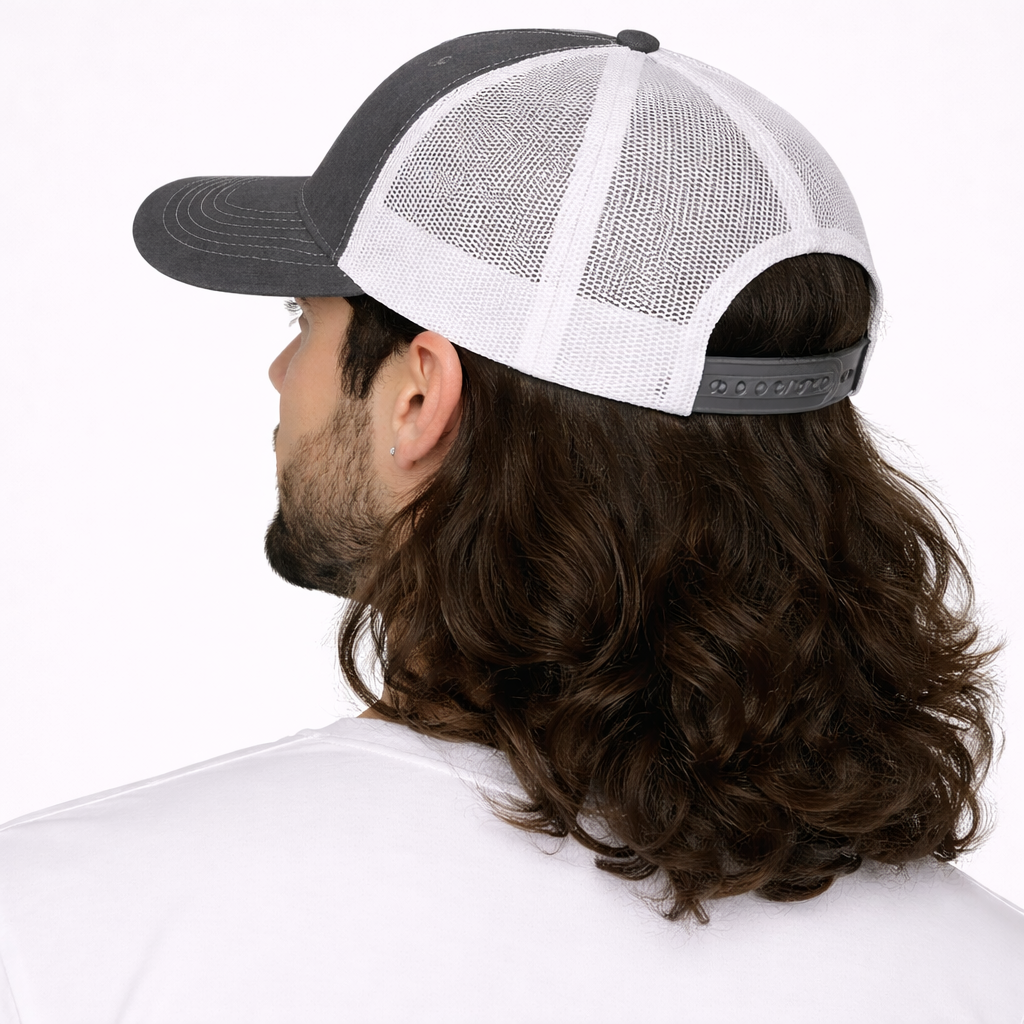 Casquette Grise & Blanche