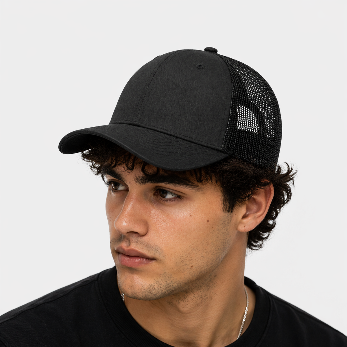 Casquette Noir simple