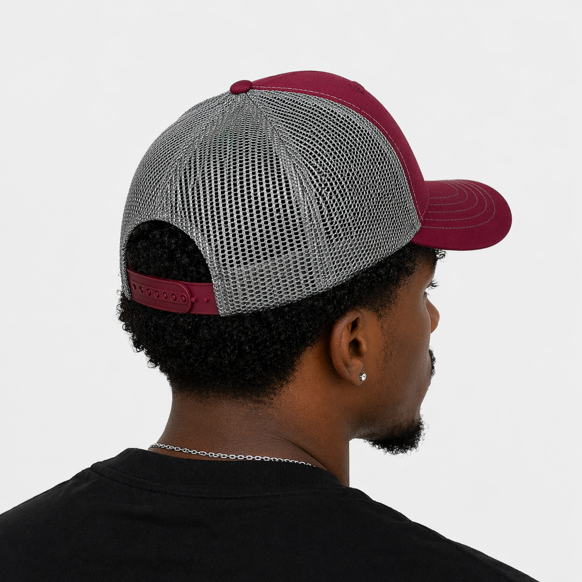 Casquette Rouge & Grise