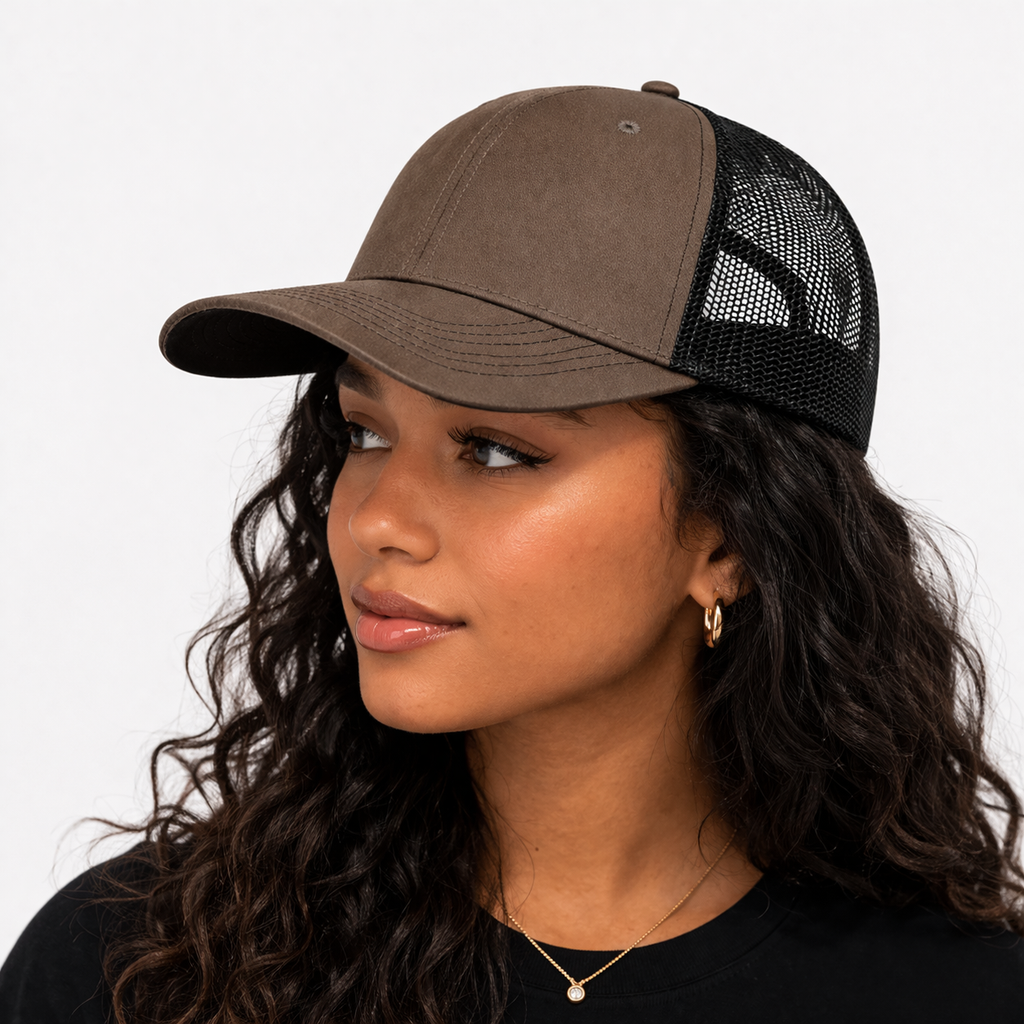 Casquette Marron & Noir
