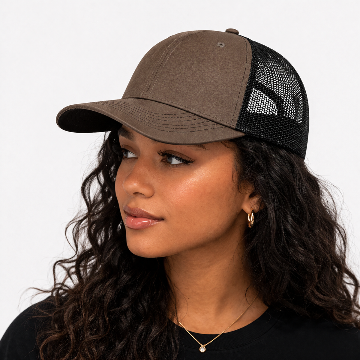Casquette Marron & Noir