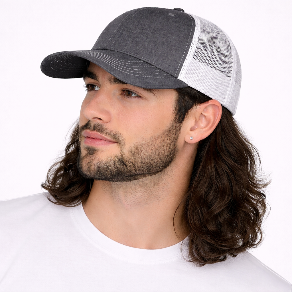 Casquette Grise & Blanche