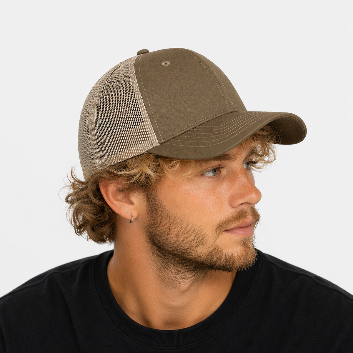Casquette Beige clair & foncé
