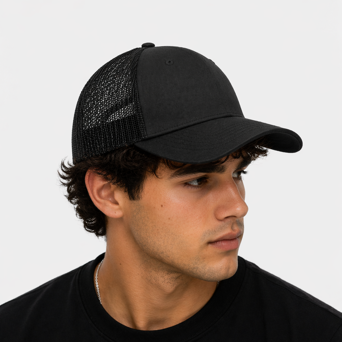 Casquette Noir simple