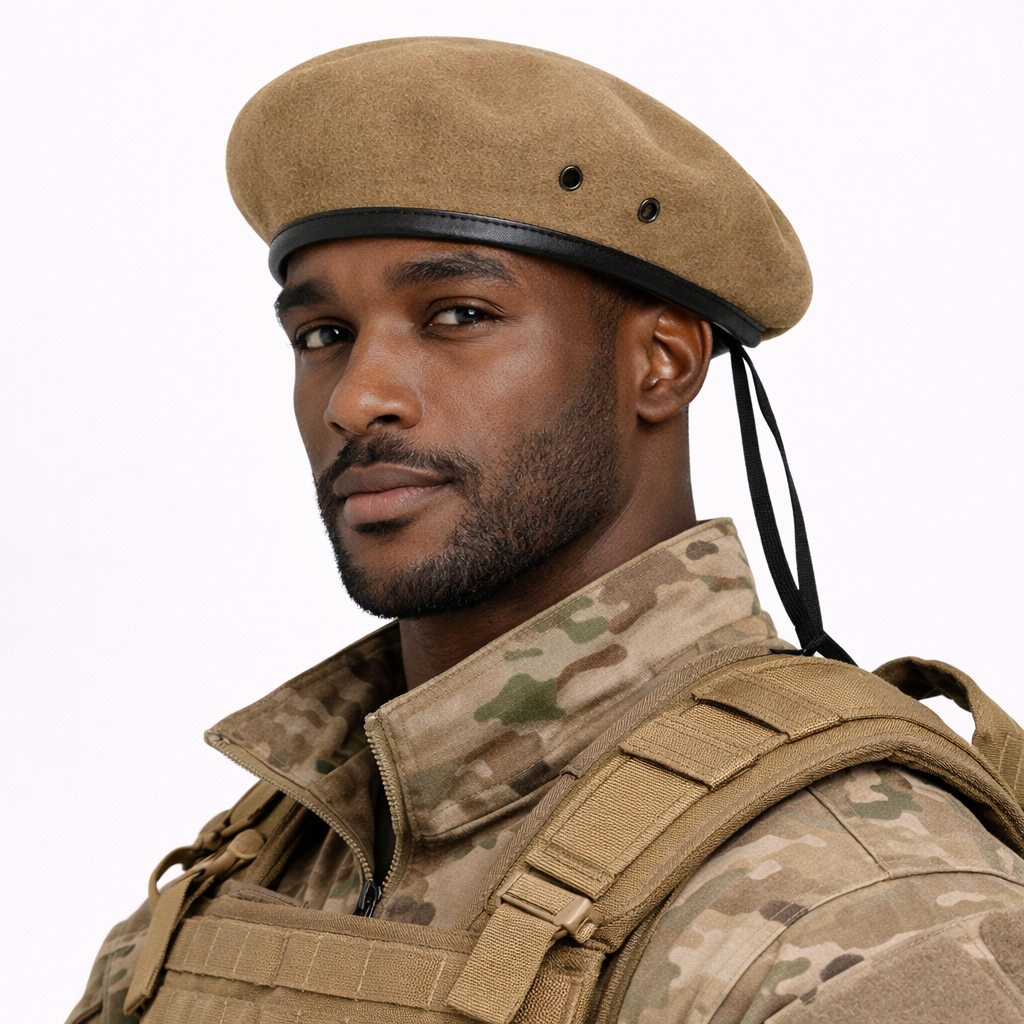 Béret de l'Armée Beige en laine