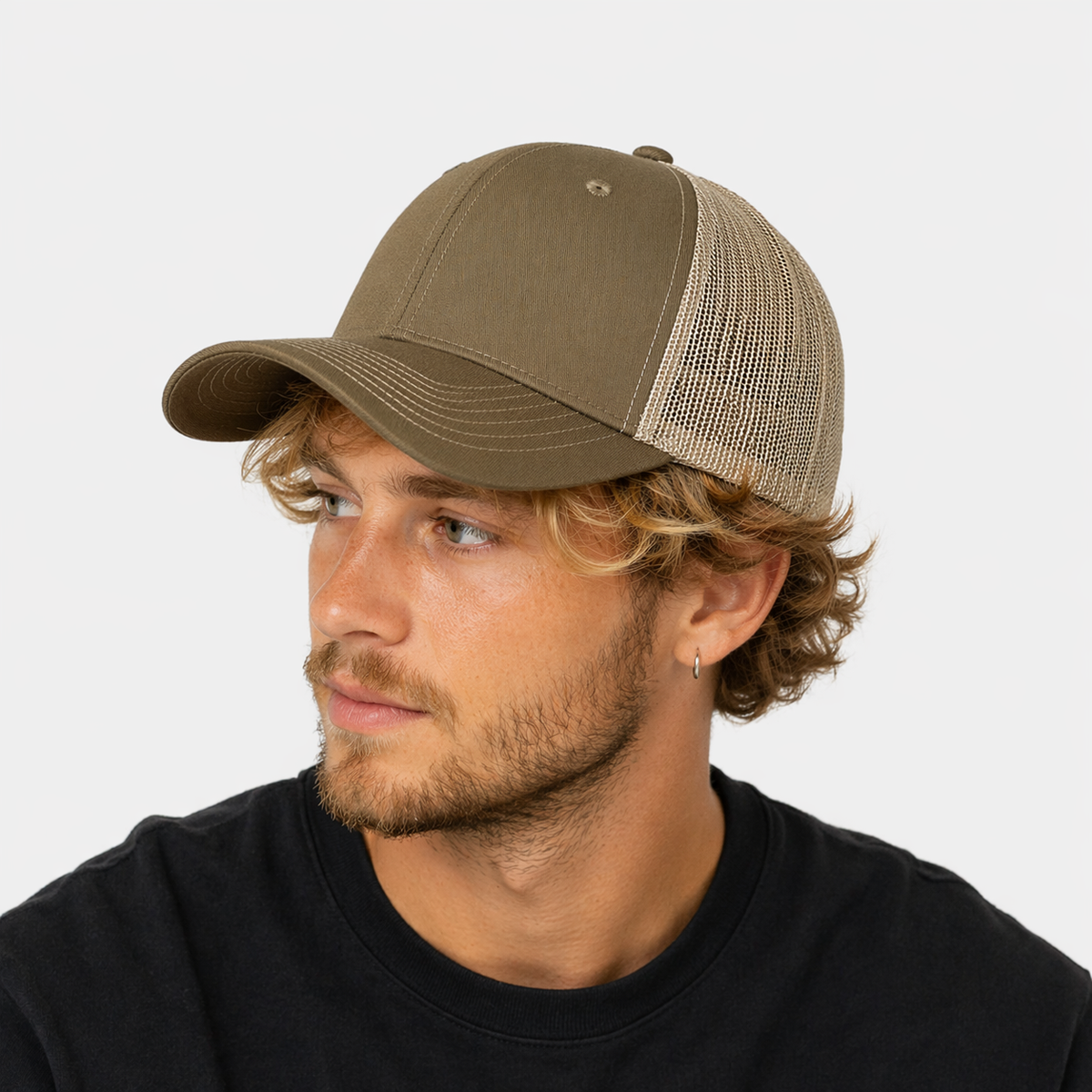 Casquette Beige clair & foncé