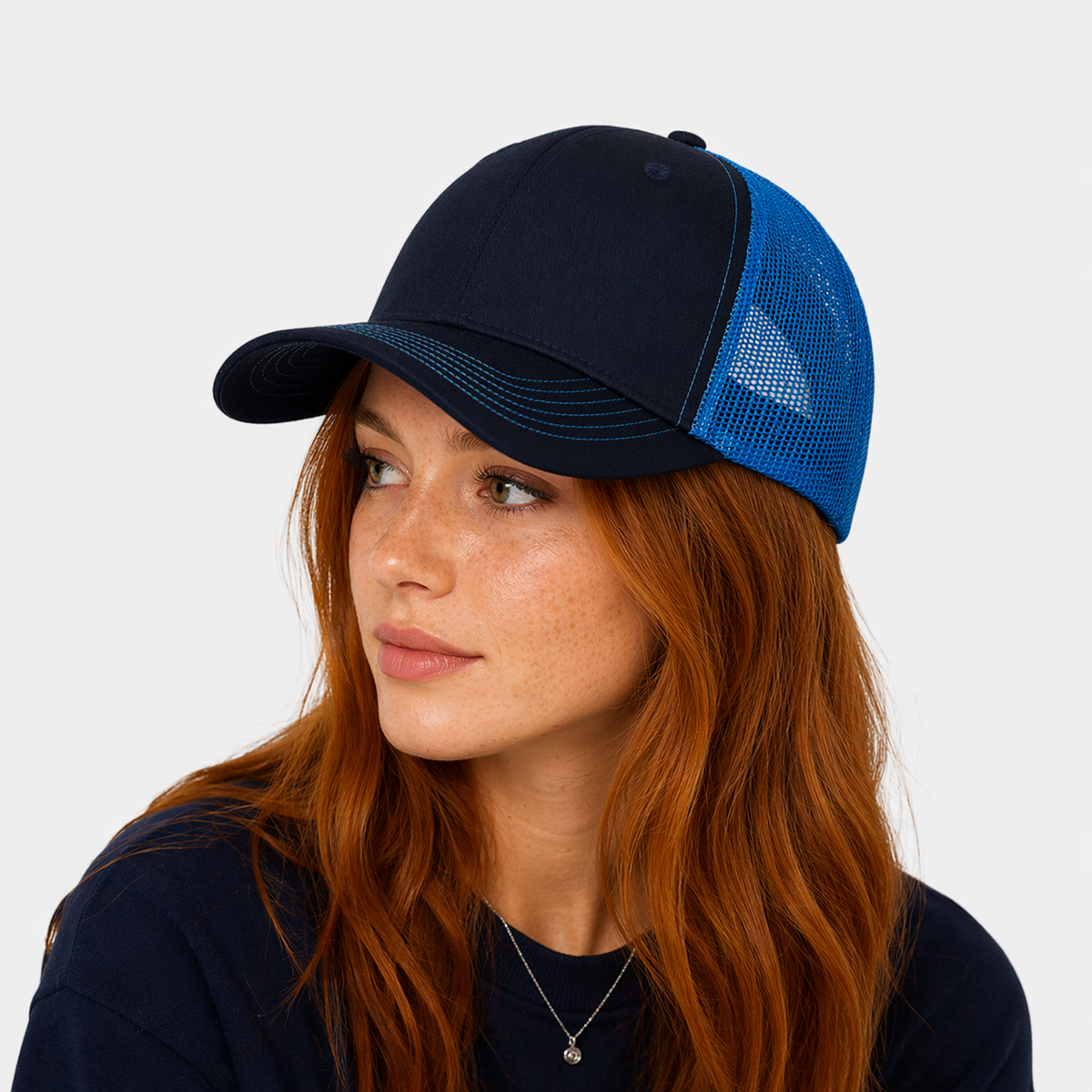 Casquette Bleu foncé & Bleu clair