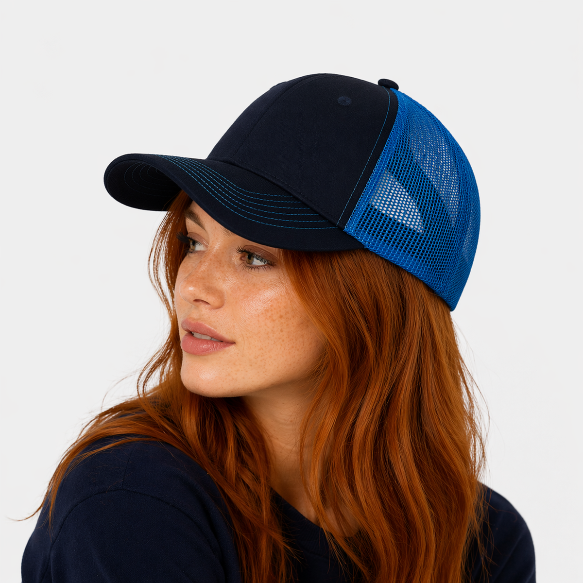 Casquette Bleu foncé & Bleu clair