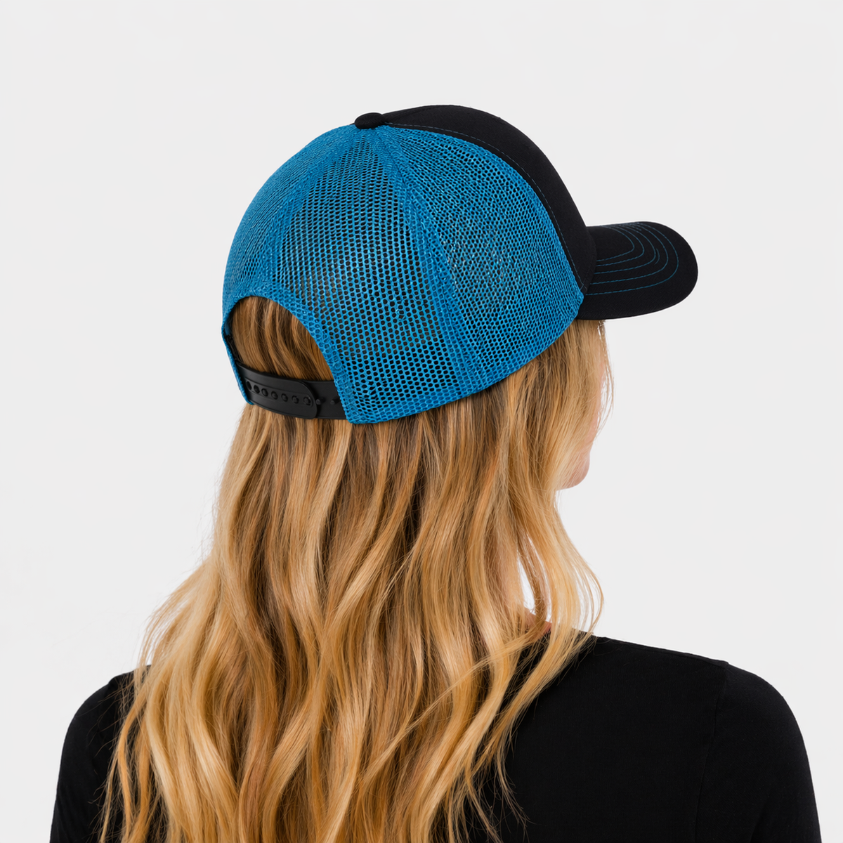 Casquette Bleu marine & Bleu cyan