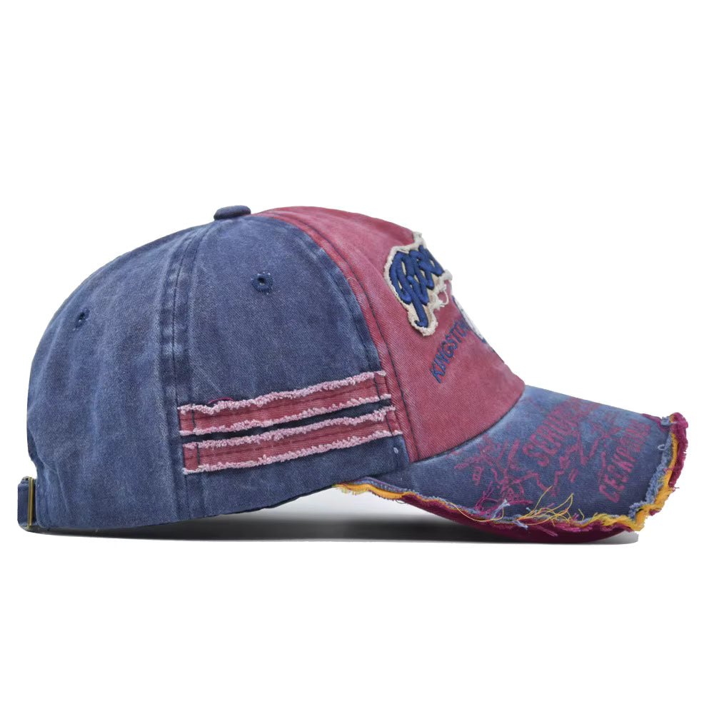 Casquette Snapback rouge américain 1969 Vintage en Cotton