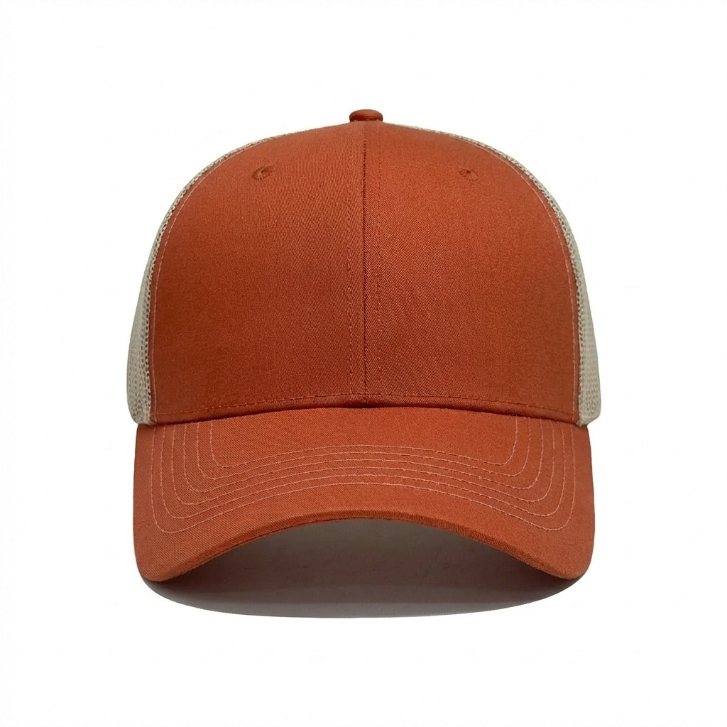 Casquette à broder personnalisé Coloris ORANGE/NAVY Casquette à broder personnalisé Coloris ORANGE/NAVY