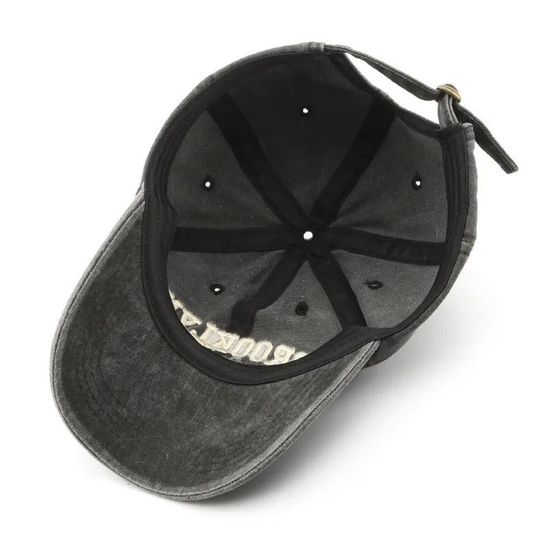Casquette Baseball Rétro Brooklyn Noir léger en coton 1947