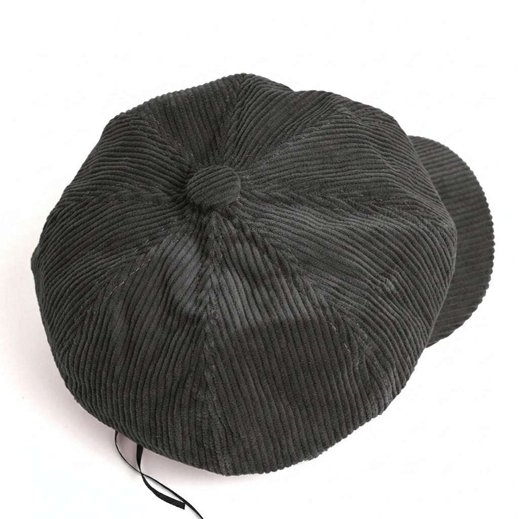 Béret octogonal Unisexe Gris
