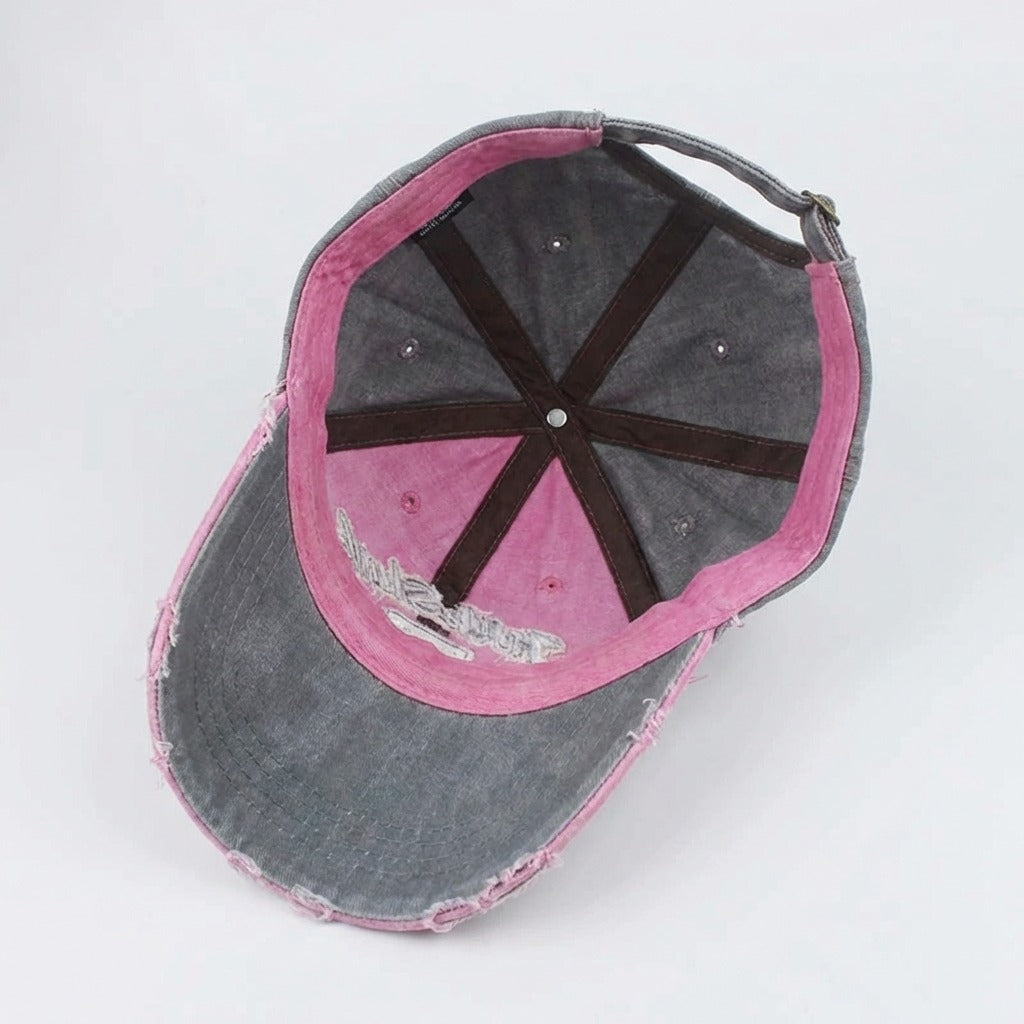 Casquette Rose 1969 Vintage en Cotton