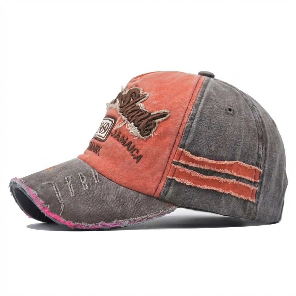 Casquette Snapback orange 1969 Vintage en Cotton
