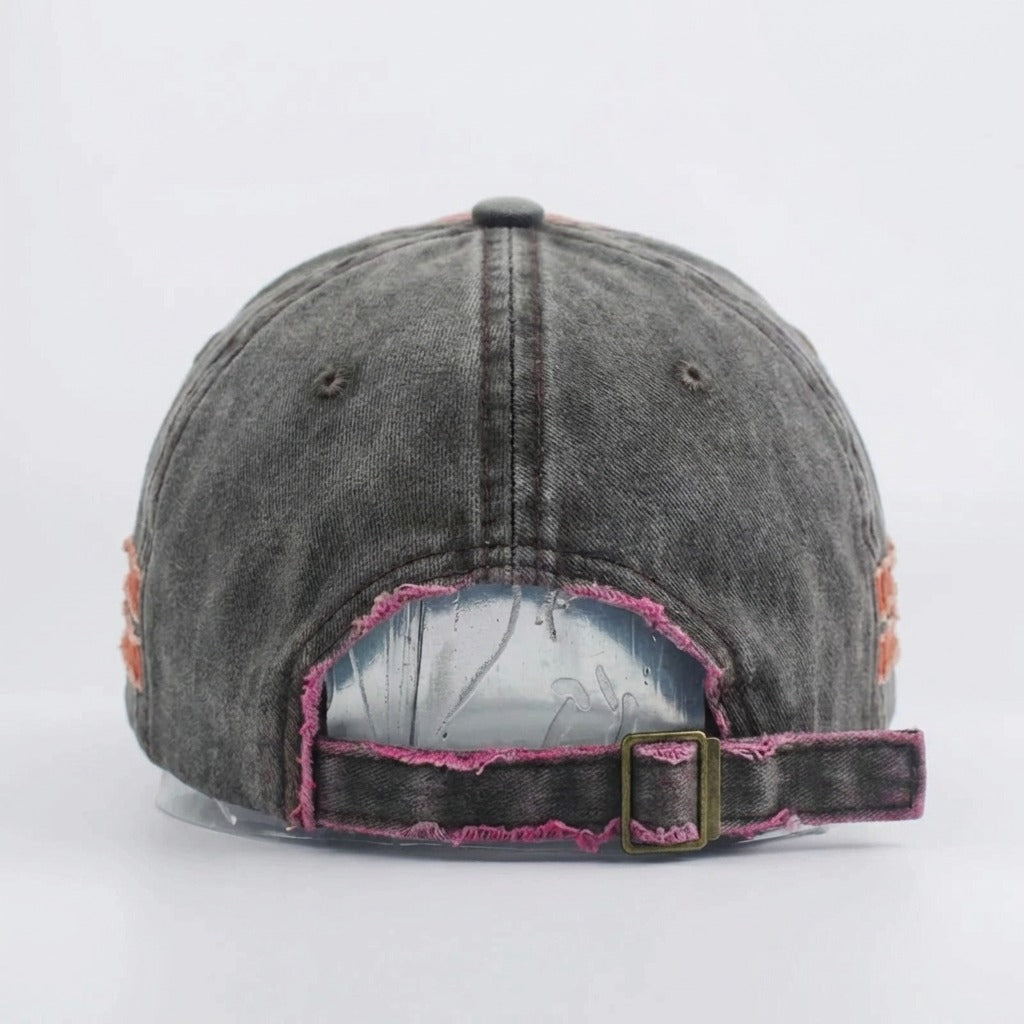 Casquette Snapback orange 1969 Vintage en Cotton
