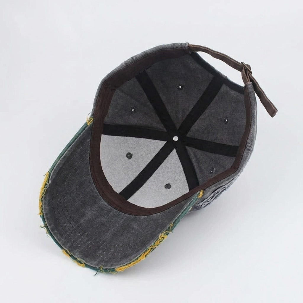 Casquette Snapback Grise 1969 Vintage en Cotton