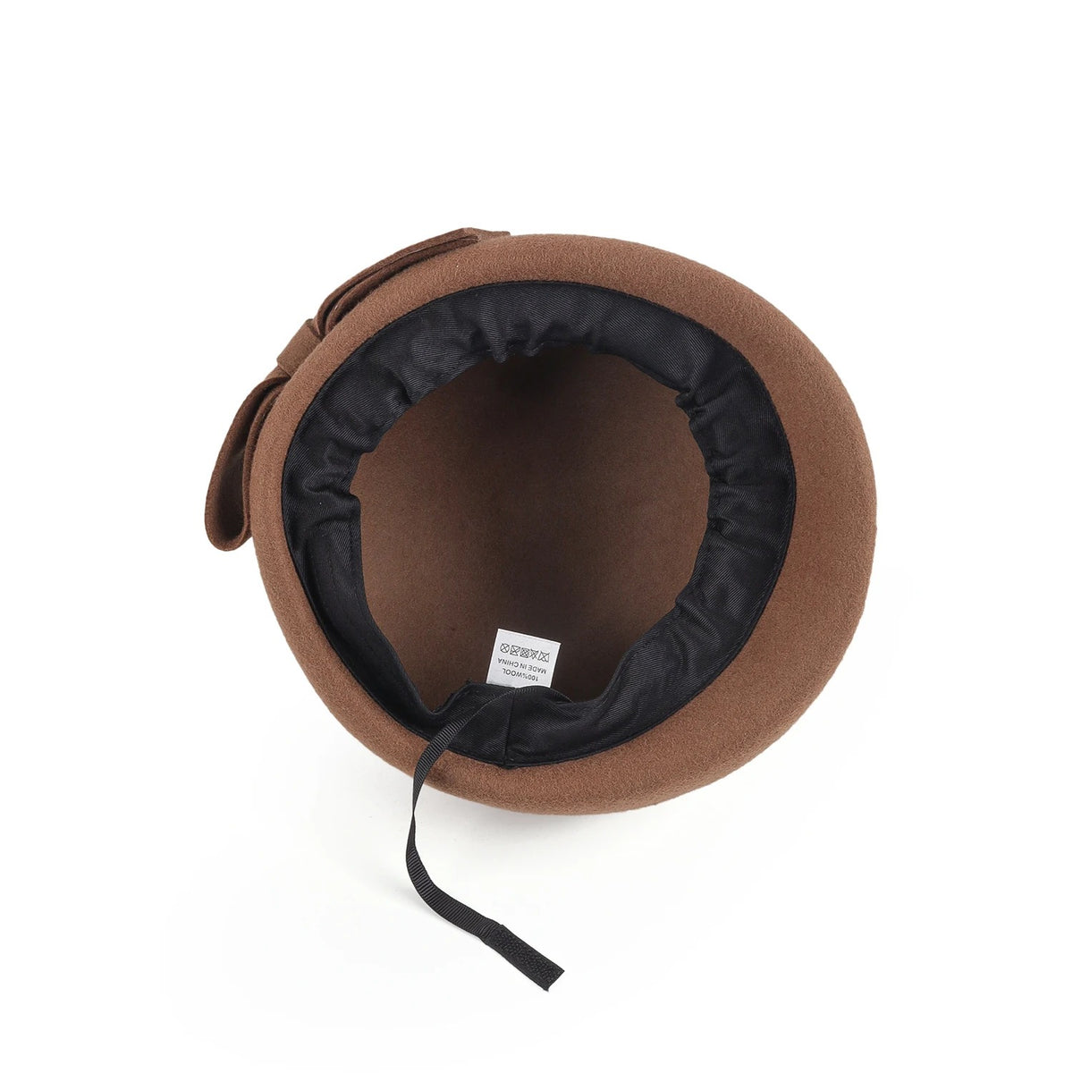 Bonnet à nœud Marron pour femme