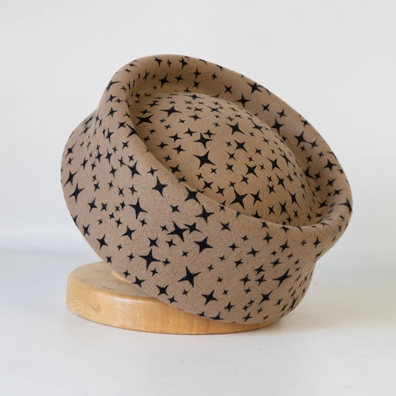 Béret Chapeau étoile beige
