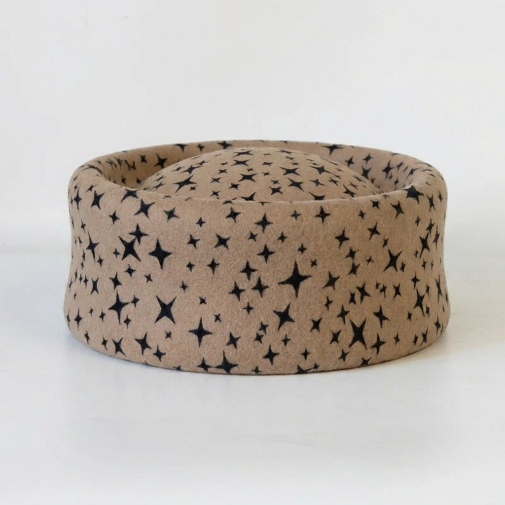 Béret Chapeau étoile beige